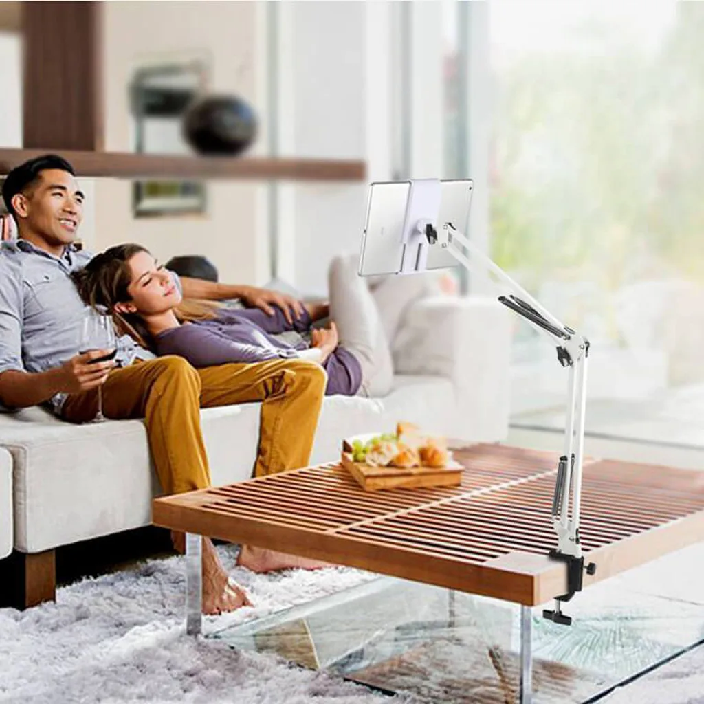 

Flexible Bed Tablet Stand 110cm Arm Universal Rotating Desktop Table Holder Hands Free Cell Phone Bracket for iPad