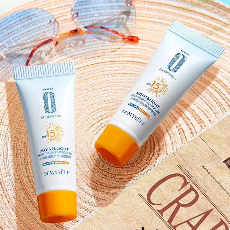

Anti-Aging Moisturizing Sunscreen Whitening Cream SP 15 Facial Sunblock Face Body Care Protective Cream Sunscreen Cosmetic TSLM1