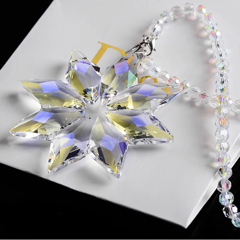 Современные хрустальные украшения подвеска Ловец от солнца автомобиль для