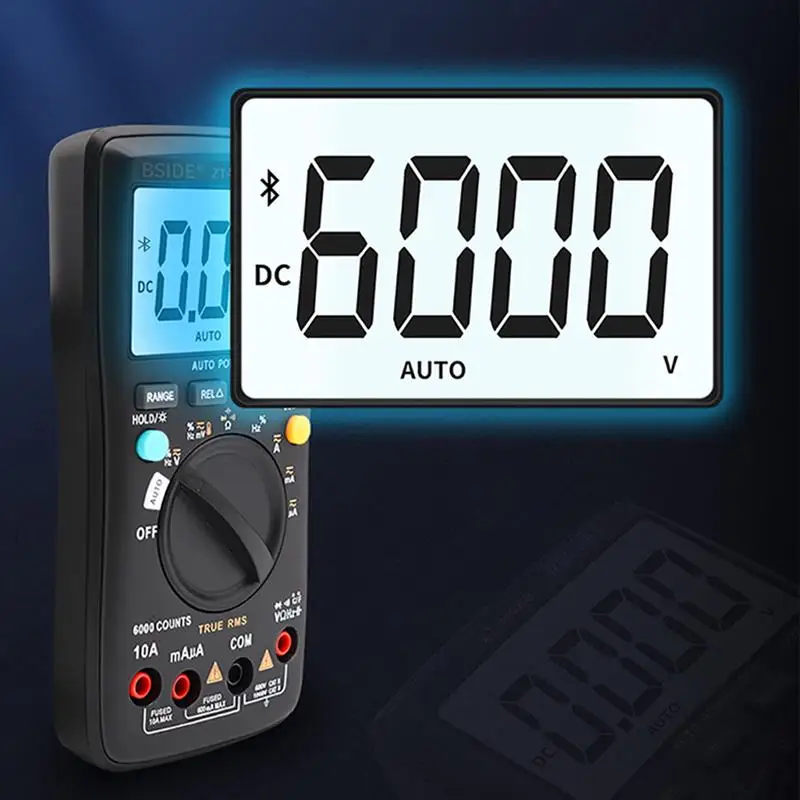 BSIDE ZT-300AB Беспроводной Цифровой мультиметр True RMS ручной/автонастройка 6000 отсчетов