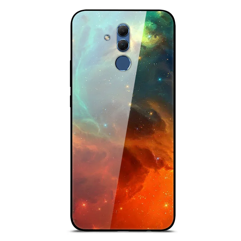Mate 20 Lite чехол для huawei mate 20 Lite чехол s 6,3 силиконовый бампер из закаленного стекла+ Жесткая задняя крышка из поликарбоната чехол для телефона s Coque - Цвет: 24