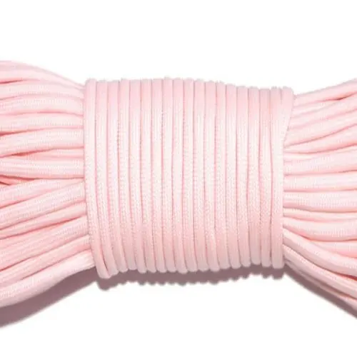 

550Lb Paracord Parachute Cord Nylon Luminous Glow in the Dark 9 Core Strand pink