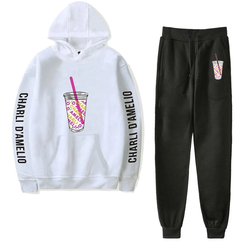

Charli Damelio Merch толстовка с капюшоном, комплекты для женщин и мужчин, подростков, девочек, Charlie Damelio Merch Juice, пуловеры с принтом, спортивные костюмы...