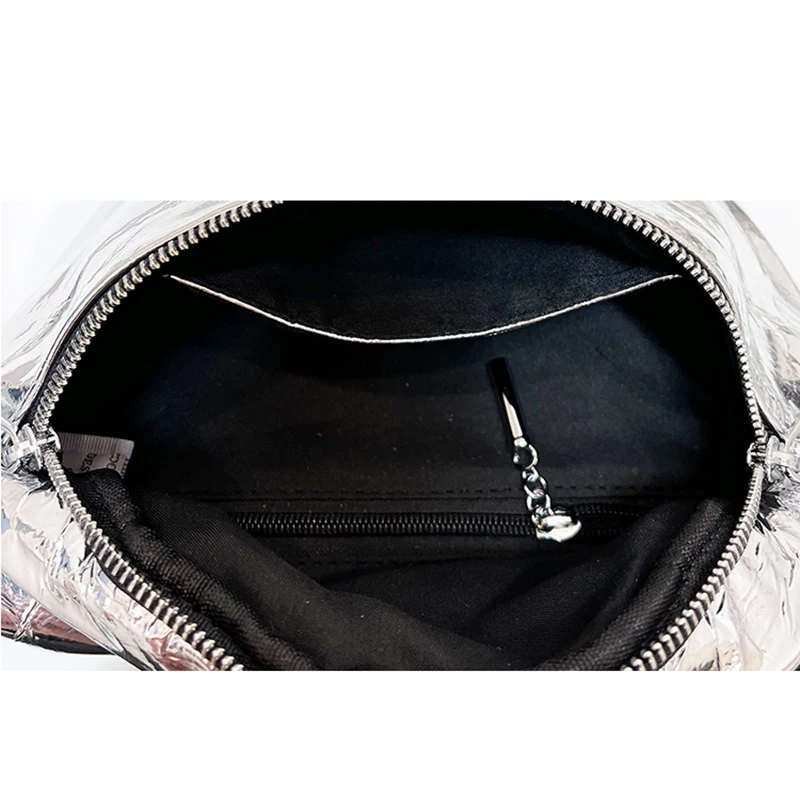 

Luxury Women's Belt Bag Ita Silver Fanny Pack Women's Waist Bolso Sac Femme Banane Branded Chest Crossbody Shoulder Handbag
