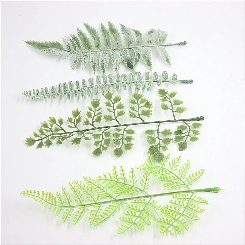 

SMARIHAS 5PCS simulation green leaf plant decoration fake flower green plant grape vine grape pipe home DIY handmade flower