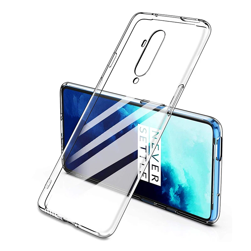 clear Чехол для oneplus 7t pro, матовый Mofi, чехол для oneplus 7 T, Ультратонкий Мягкий Черный силиконовый тонкий чехол ONE PLUS 7T PRO, чехол для бизнеса - Color: clear