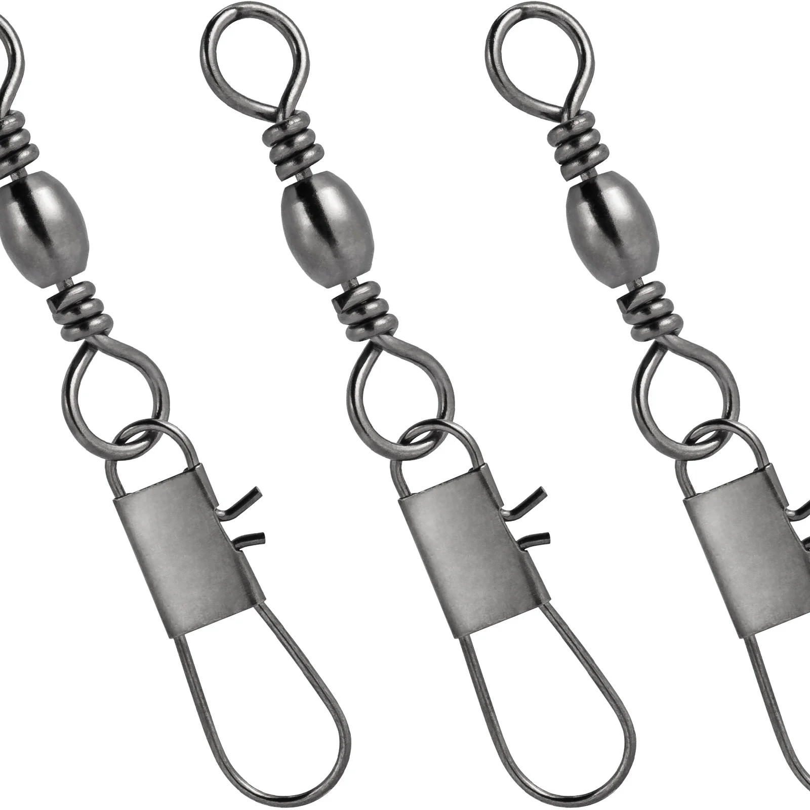 

200/300 шт., рыболовные вертлюжки из нержавеющей стали