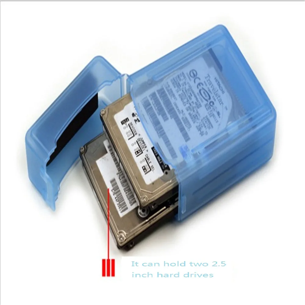 Антистатический ящик для хранения диска 2 5 'жесткий чехол hddпротивоударный