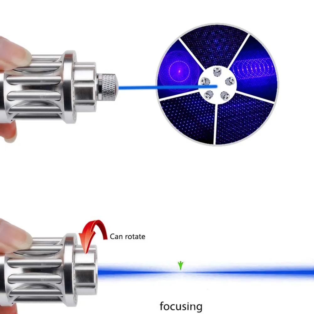 

Red Blue Laser Flashlight Outdoor Hunting Signal Light 650nm Star Pointer Pen for Family Outdoor Camping Accessories