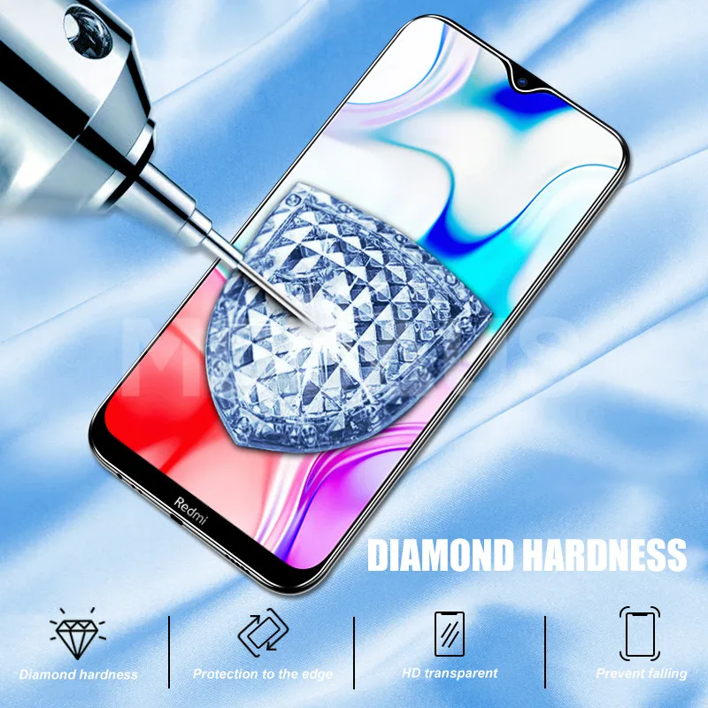 

9H Tempered Glass For Xiaomi Redmi 9 9A 9C 8 8A 7 7A 10X Screen Protector Redmi Note 9S 7 8 8T 9 Pro Max Safety Protective Glass