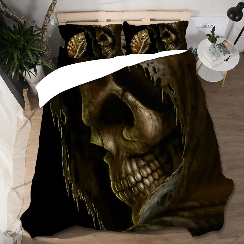 Комплект постельного белья в стиле панк роскошное постельное белье из поплина с