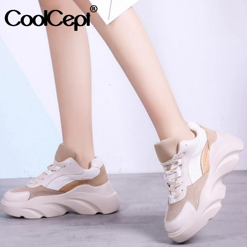 CoolCept/женские туфли на высоком каблуке женские брендовые кроссовки Новый стиль