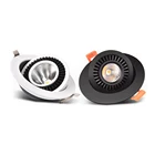 Встраиваемый светодиодный потолочный прожектор, точечное освещение с вращением на 360 градусов для кухни, спальни, комнатный светильник, 20 Вт, 18 Вт, 12 Вт, 10 Вт, 7 Вт, 5 Вт