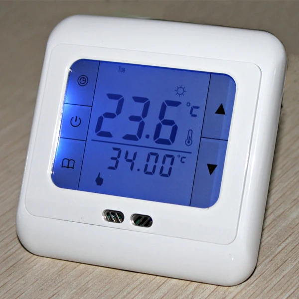 

Home Thermoregulator Touch Screen Heating Thermostat For Warm Floor Electric Heating System Temperature Controller