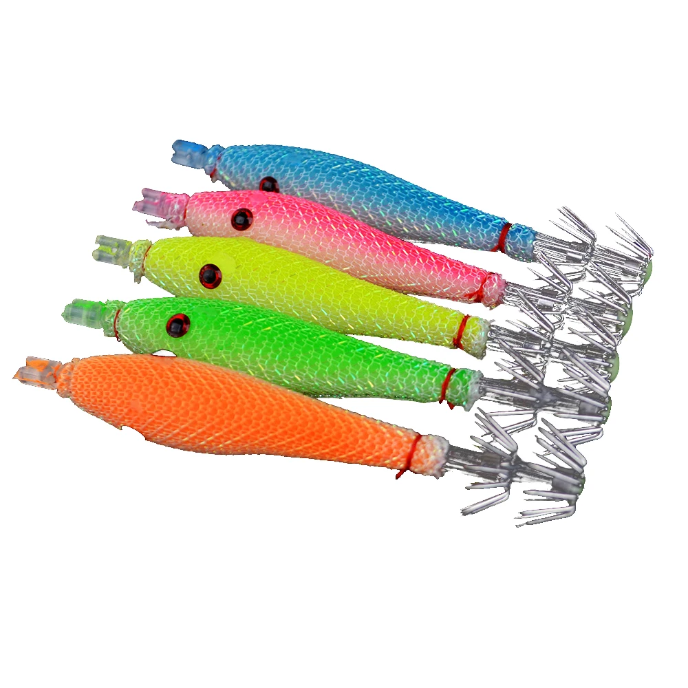 5 шт. 9 см деревянные креветки|Наживки для рыбной ловли| |