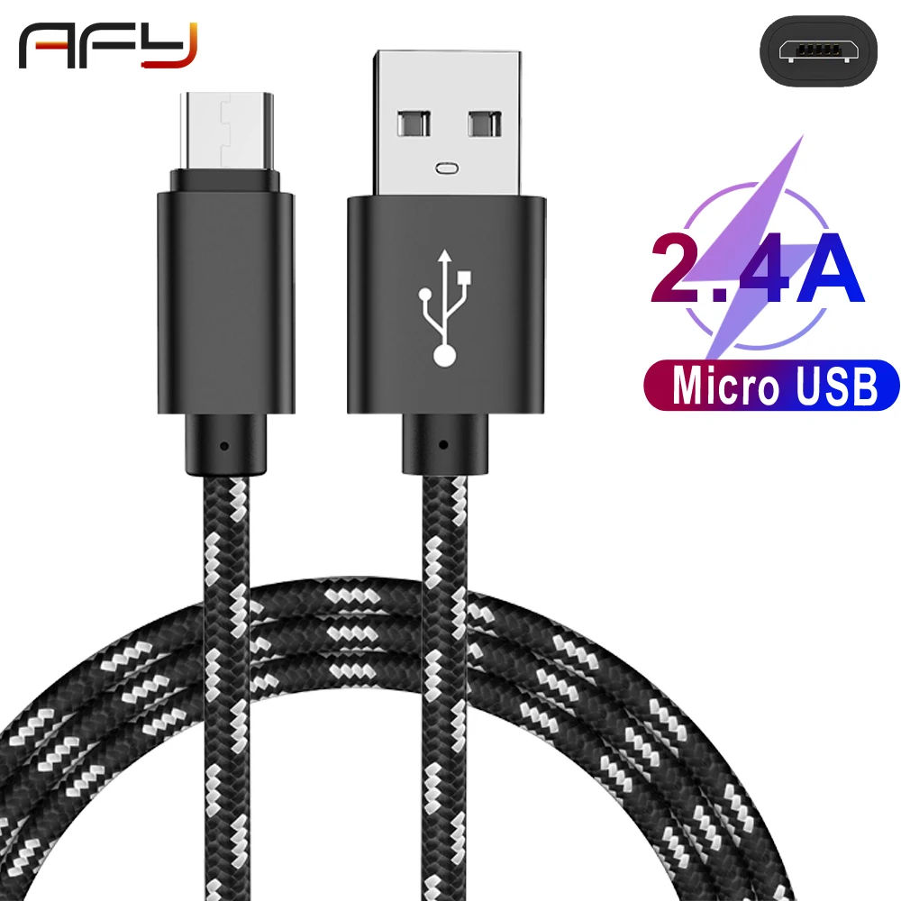 Кабель Micro USB AFY Z4 для Xiaomi Redmi Note 5 Pro 4 Huawei Android кабель зарядки и передачи данных