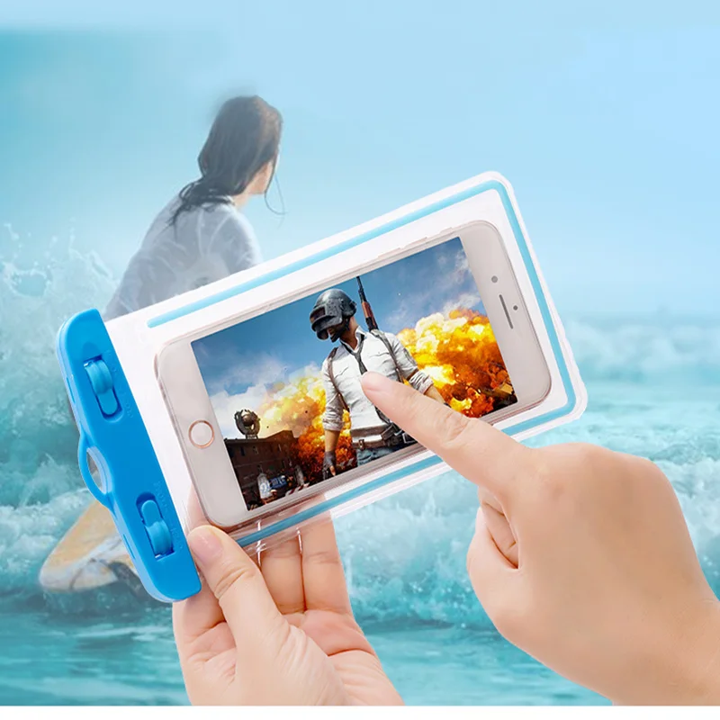 Водонепроницаемая сумка для телефона водонепроницаемая плавания дайвинга пляжа