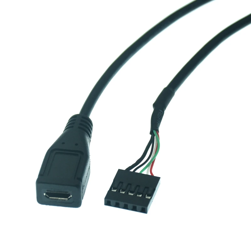 Micro USB to DuPont 2.54 5Pin Female U Connector PCB Shield Cable - 0.5m Description Image.This Product Can Be Found With The Tag Names Computer Cables Connecting, Computer Peripherals, Micro usb, PC Hardware Cables Adapters