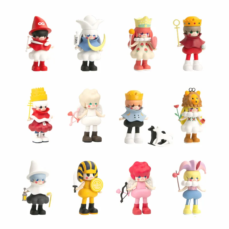Bestellen Brangdy LOFI Wolf Mädchen Tarot Blind Box Puppe Auto Dekoration Kind Spielzeug Junge Geburtstag Geschenk Handwerk Desktop Ornamente Erstellen Hand-made