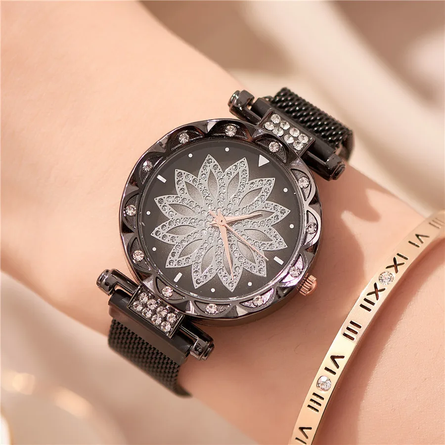 WOKAI Fashion Quartz Movement High Quality 38mm SHSHD Women Stainless Steel Mesh Rose Gold Waterproof Ladies Watch Dropshipping | Наручные