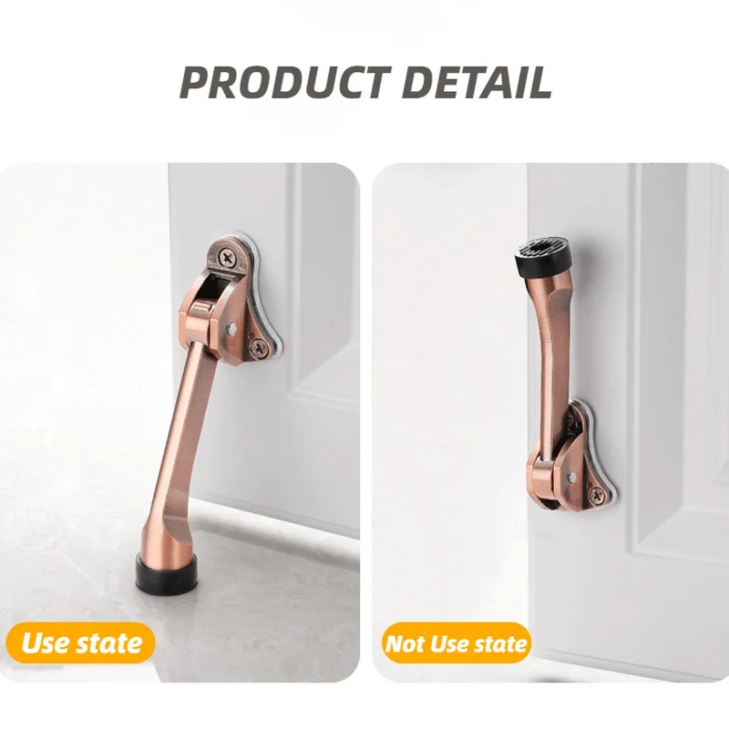 Дверной стоппер Противоугонный дверной резиновый амортизатор для установки на