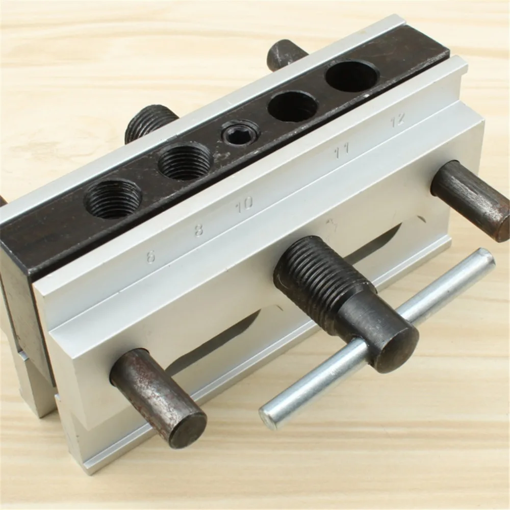 Woodworking Self-Centering Doweling Jig Kit Drill Guide Set With 1/4'' 3/8'' 5/16'' Bushings Hole Puncher Tools TP-125 |