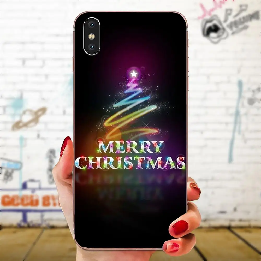 Веселые рождественские и новогодние Новый год для Huawei Honor 4C 5A 5C 5X6 6A 6X7 7A 7C 7X8 8C 8S 9 10