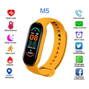m5 smart bracelet fitness tracker wristband bracelet pedometer sport smart watch blue tooth 4 0 band color screen smart band free global shipping