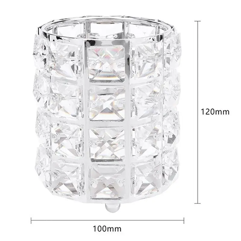 

New Metal Cosmetics Makeup Brushes Storage Box Cylindrical Case Storage Lipstick Brush Pen Holder Organizer For Eyebrow Pencil