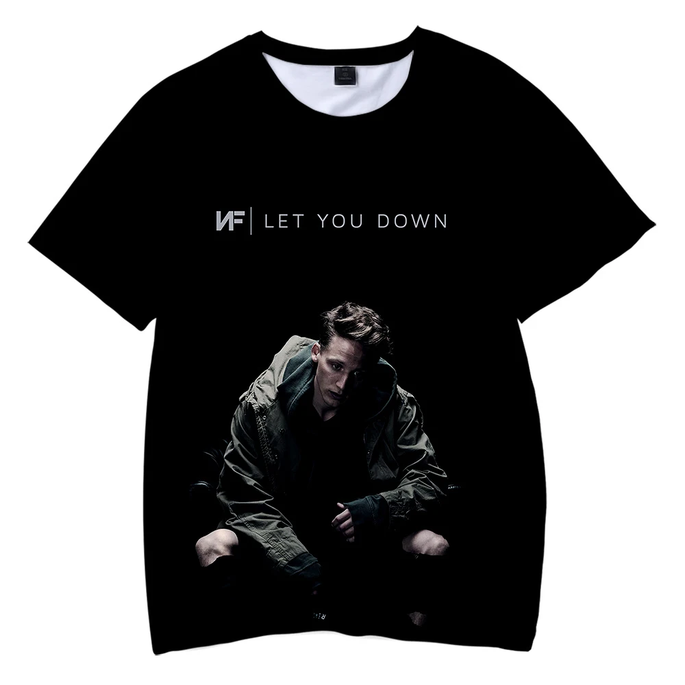 

Футболка с коротким рукавом для мальчиков и девочек, с 3D-принтом в виде альбома «The Search NF»