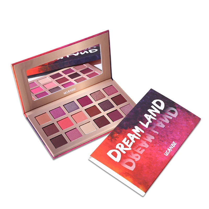 Новые матовые 18 цветов Тени для век девушка сердце персиковый цвет тени макияж