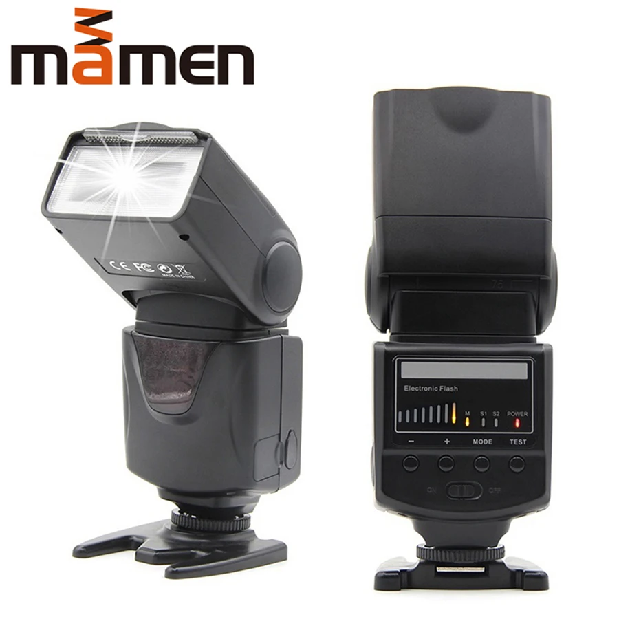 Беспроводная светодиодная вспысветильник MAMEN для камеры осветительный прибор