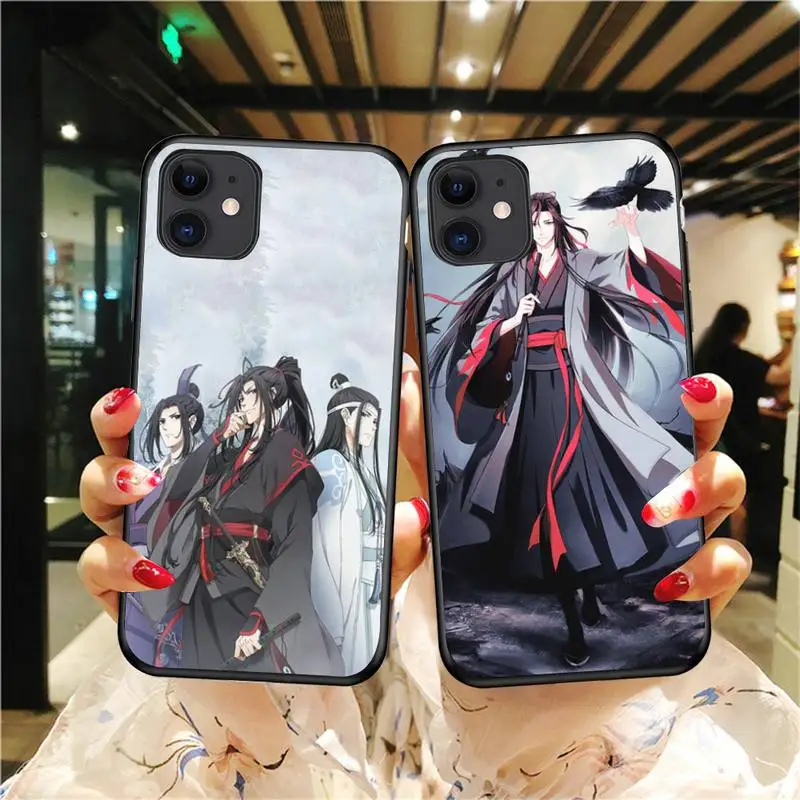 

Mo Dao Zu Shi Cartoon Cute Anime Phone Case For Iphone 5 5S SE 6 6s 7 8 plus X Xr XS 11 12 Mini Pro Max Cover Fundas Coque