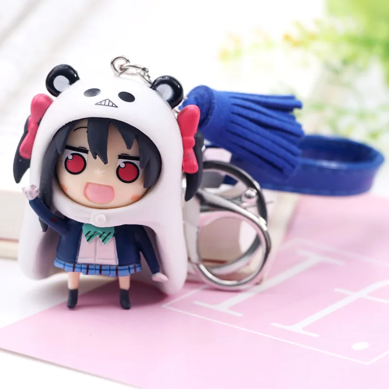 ZZ - 08 Милые японские химуто Умару-Чан Nendoroid Umaru брелок Аниме Фигурка ПВХ игрушки коллекция Фигурки брелоки для женщин - Цвет: ZZ - 08