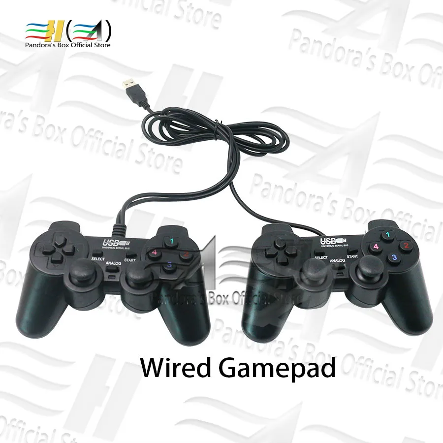 Usb беспроводной геймпад проводной джойстик 2 игрока plug and play для Pandora box DX Аркада и