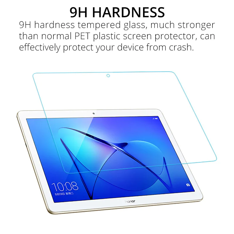 Ультратонкое закаленное стекло 0 3 мм 9H для экрана Huawei MediaPad T3 9 6 дюймов Защитная
