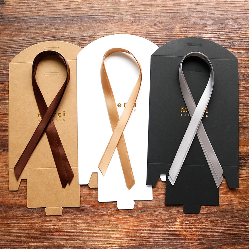 Высококлассный черный белый бронзирующий мешок для конфет французский спасибо