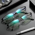 Модные антибликовые компьютерные очки с защитой от сисветильник, 1 шт., металлические полукруглые очки, мужские и женские очки, Прямая поставка