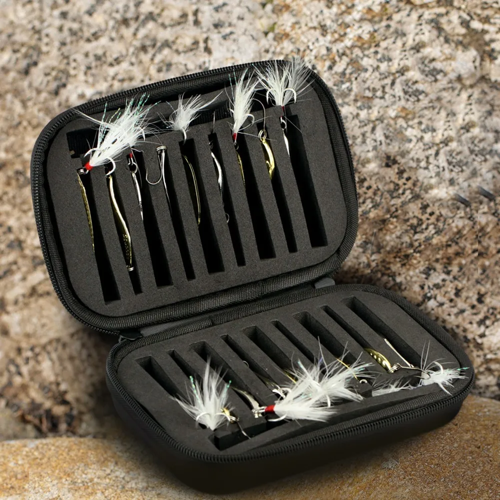 18pcs Fishing Spinner Spoons Lures Metal Baits Set With Storage Bag Case Artificial Wobbler Spinnerbait Tackle | Спорт и развлечения