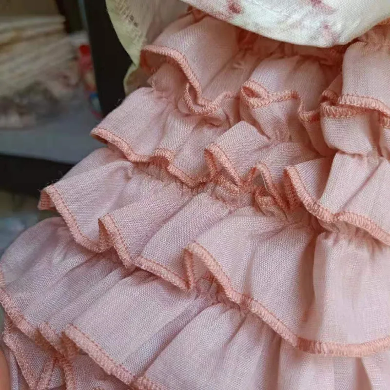 2 шт. детское платье с длинным рукавом и цветочным принтом | Детская одежда обувь