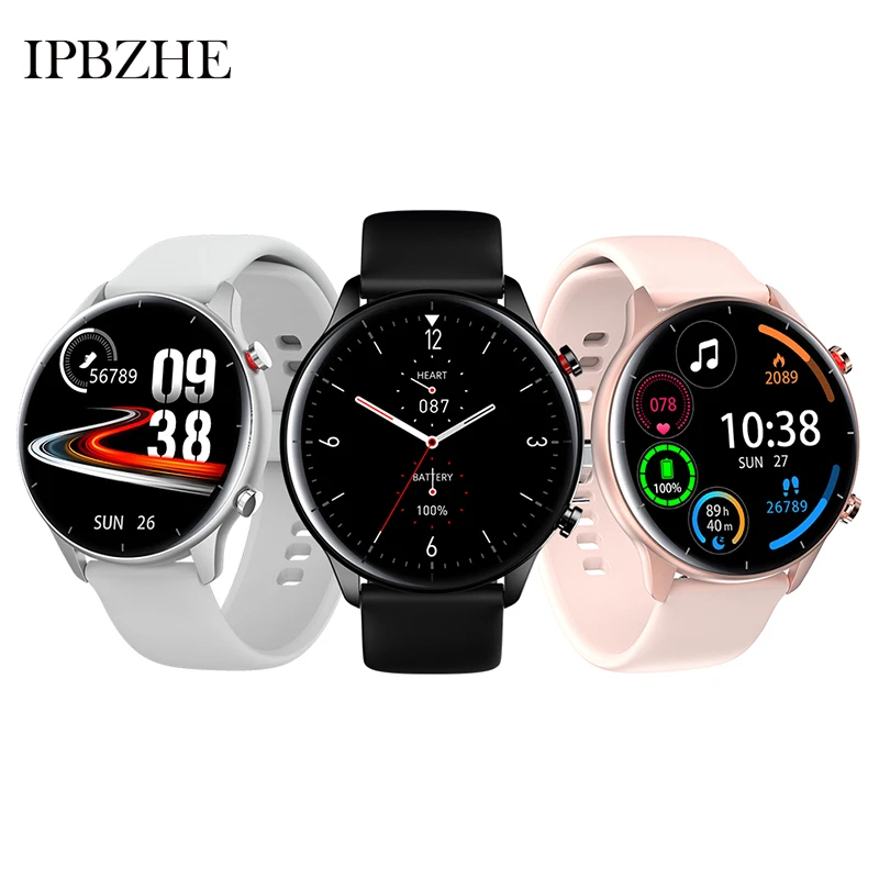 IPBZHE Reloj Inteligente Smart Watch Men Android Bluetooth Call ECG Sport SmartWatch Women Music Smart Watch For Huawei Iphone