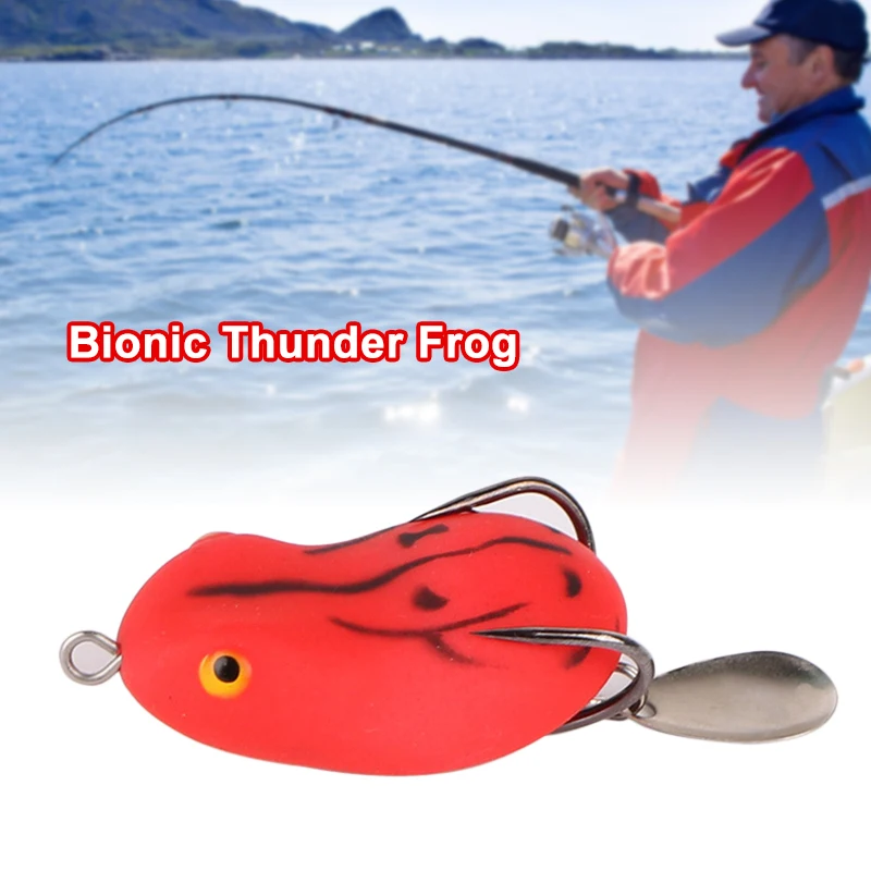 

Новая лягушка рыболовные приманки Двойные крючки искусственные мягкие приманки для рыболовных снастей для пресной воды