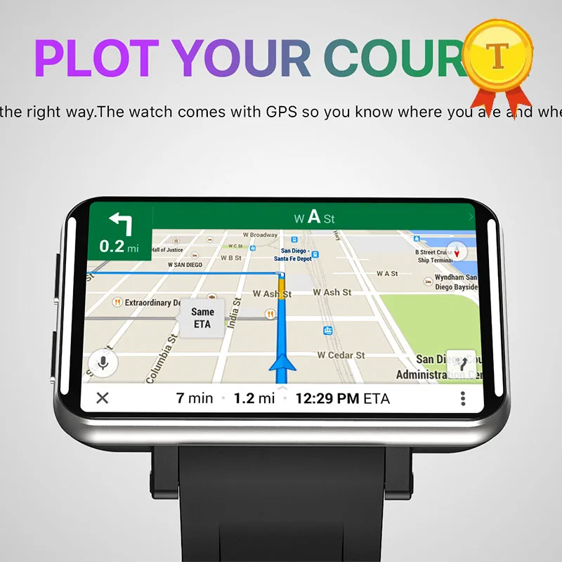 Bluetooth Android Смарт-часы 4G Smartwatch телефон 32 ГБ rom 5MP rкамера wifi gps сердечного ритма bluetooth часы Поддержка загрузки приложения