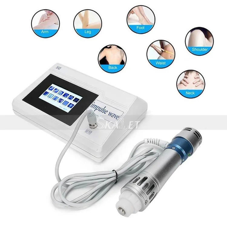 

7 Transmitter Acoustic Extracorporeal Shock Wave Zimmer Therapy Machine ED Male Urology Treatment
