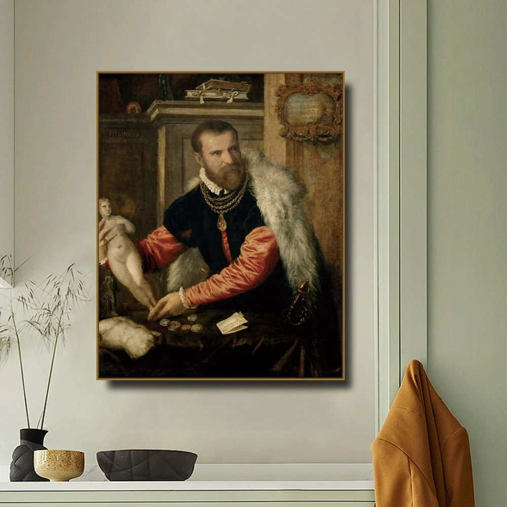Laeacco холст искусство картина маслом jacjacopo Strada Poster Titian плакат настенный Декор для