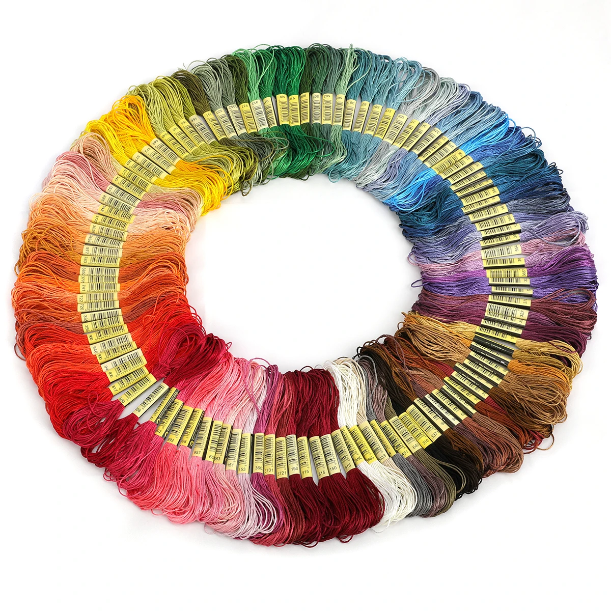 Цветная нить для вышивки Хлопковые наборы крестиком иглы рукоделия аксессуары