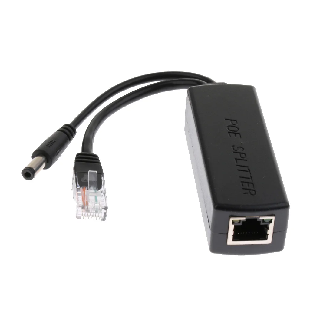 1 шт. активный 12 В PoE мощность по Ethernet сплиттер адаптер IEEE 802.3af 10/100 Мбит/с|Точки