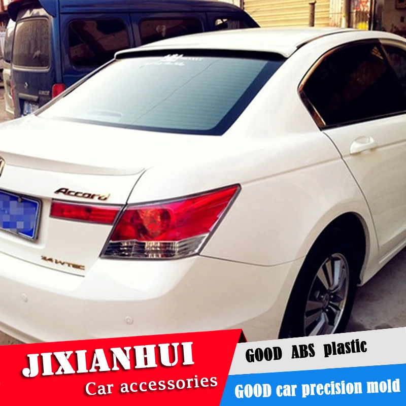 Для Accord спойлер на крышу 2008 2013 Honda ABS пластик Материал заднее крыло автомобиля