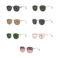 women square sunglasses metal gold green mens fashion sun shade beach 2022 summer gifts items uv400 hot sale