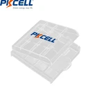 Коробка для хранения батарейки PKCELL, пластиковый портативный чехол для перезаряжаемыхпервичных батарей AA AAA с аккумулятором